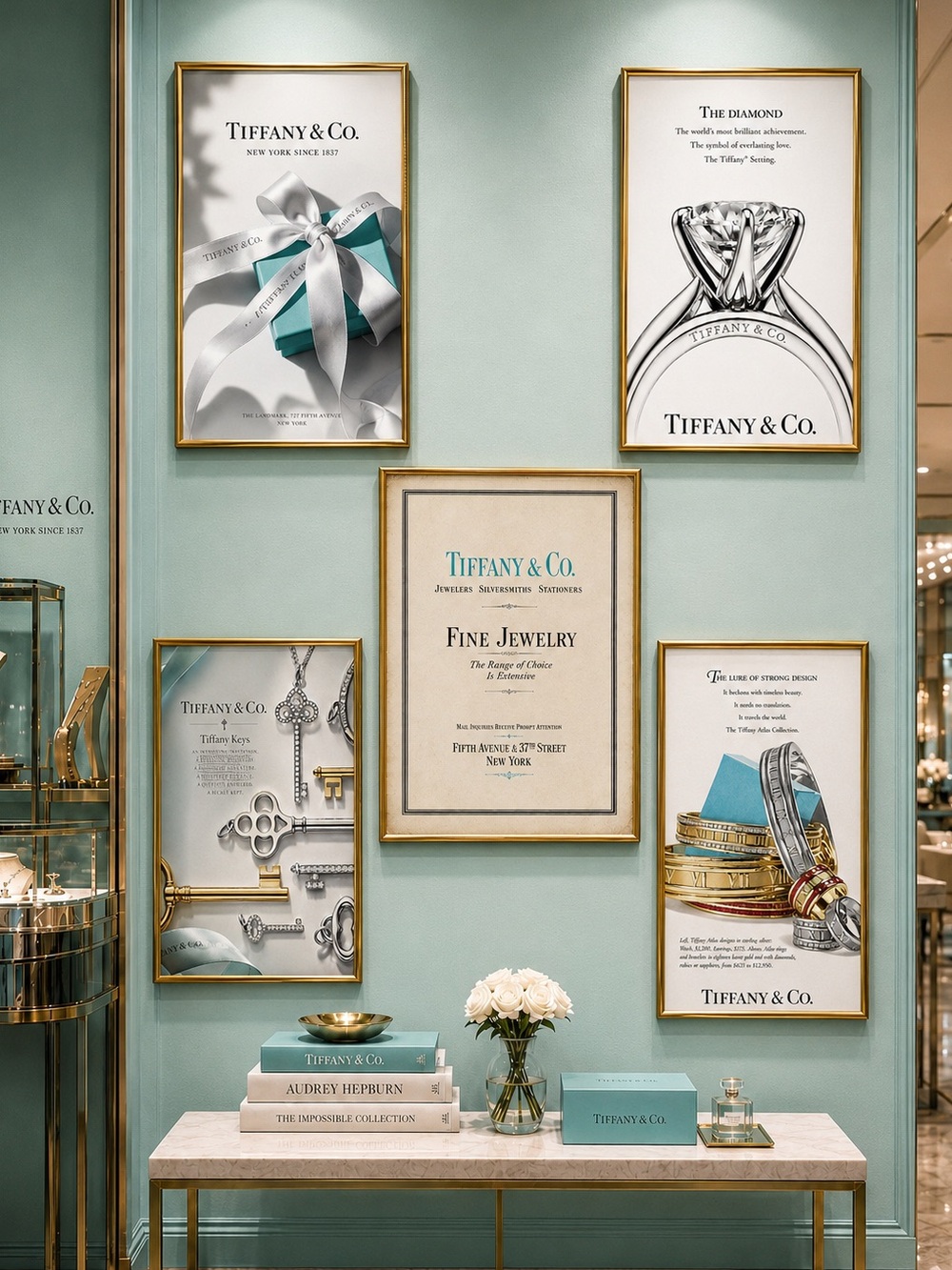 Pick 5 | Tiffany & Co | Breakfast at Tiffany’s | Audrey Hepburn Gallery Wall Art